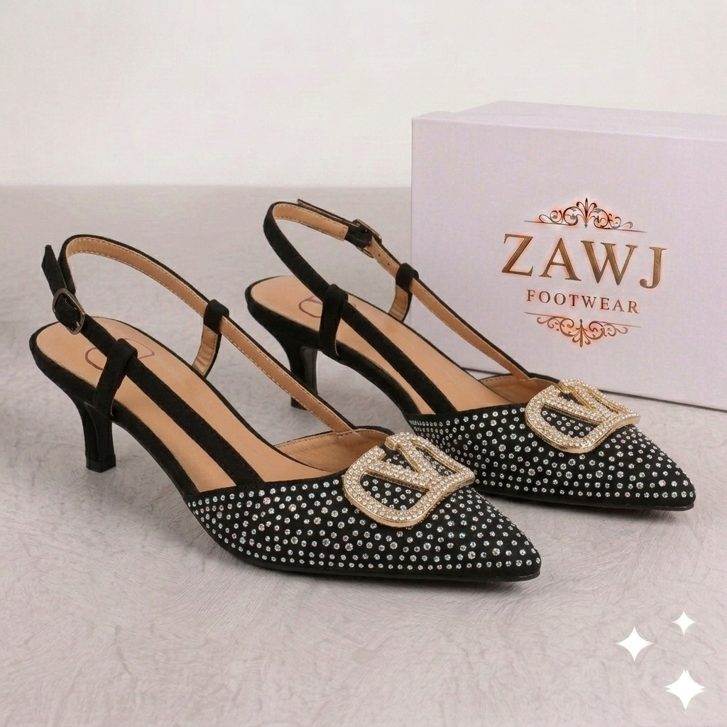 Zawj Buckle Fancy Heels