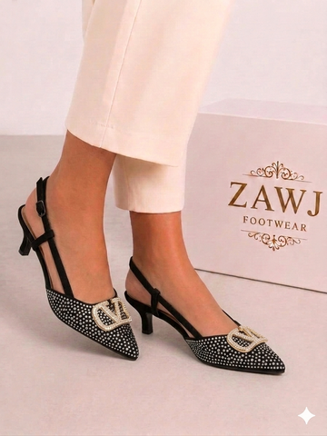 Zawj Buckle Fancy Heels