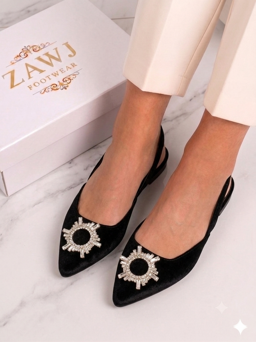 Velvet Aura Flats