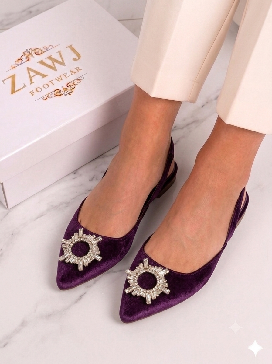 Velvet Aura Flats