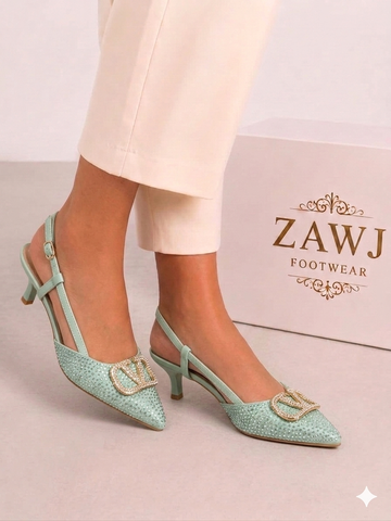 Zawj Buckle Fancy Heels