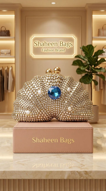 Sapphire Majesty Clutch