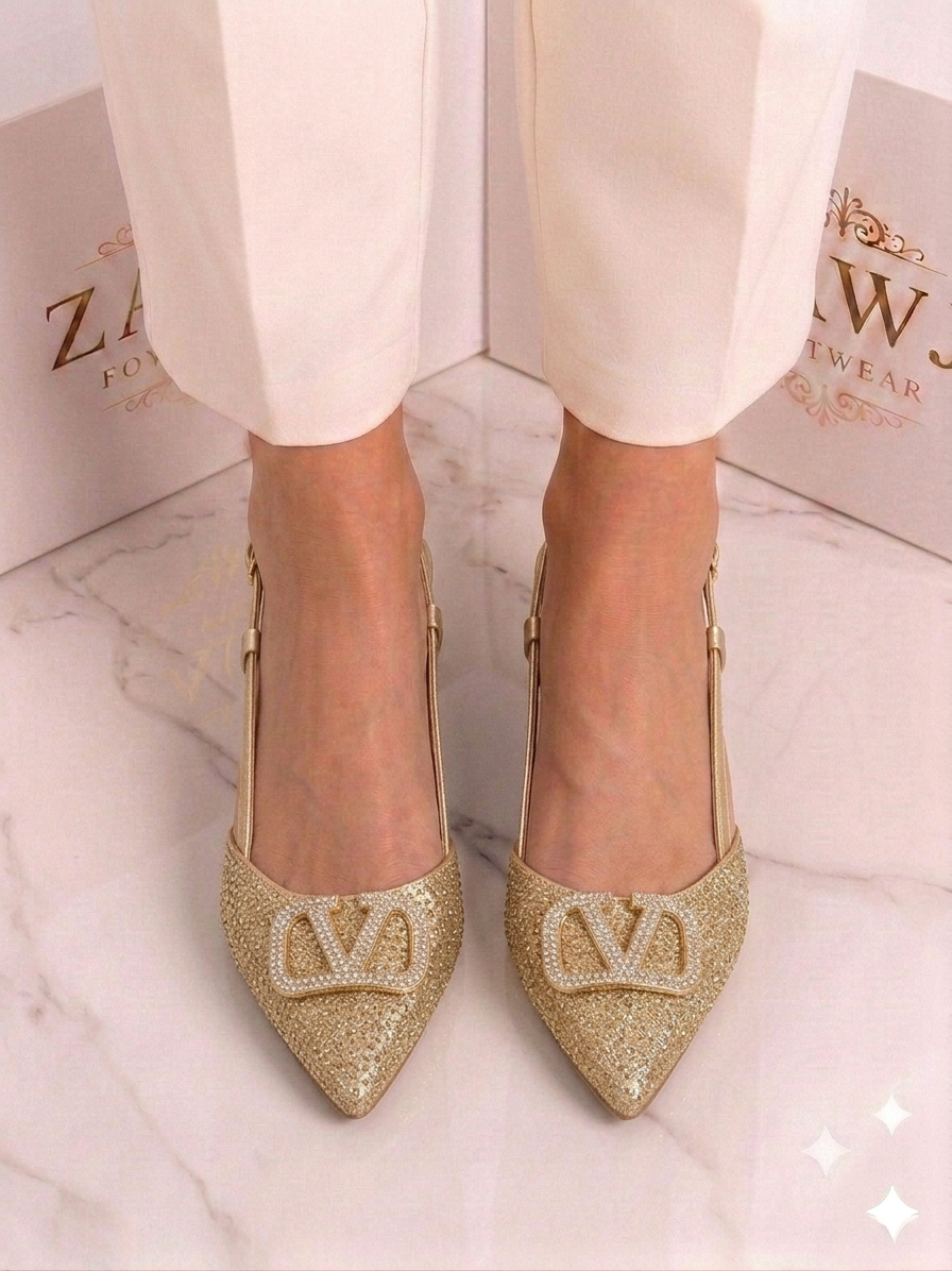 Zawj Buckle Fancy Heels