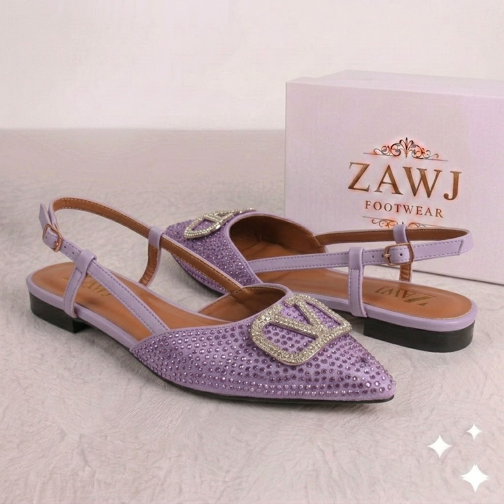 Fancy V Flat Pumps