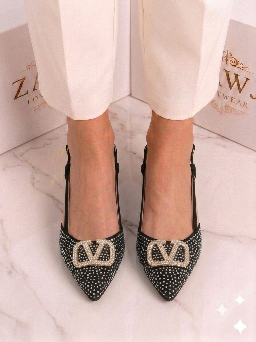 Zawj Buckle Fancy Heels