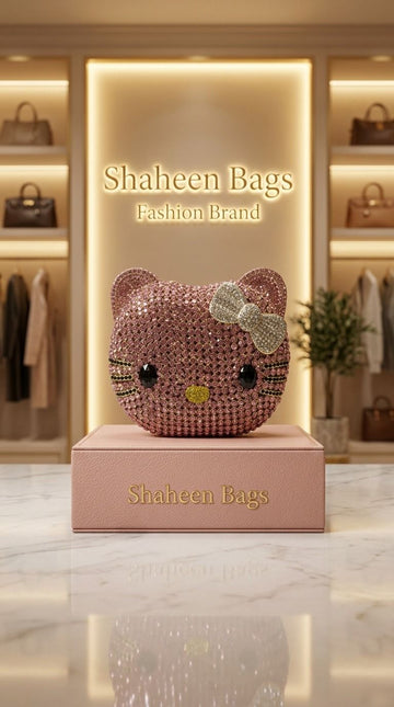 Crystal Kitty Clutch