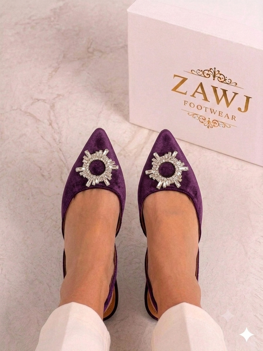 Velvet Aura Flats