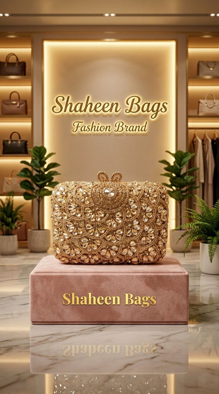 Golden Bloom Clutch