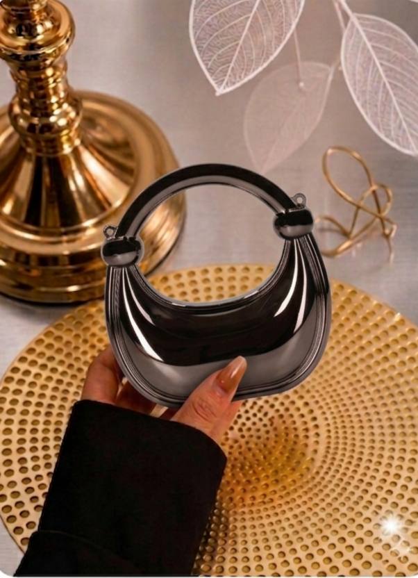Acrylic Mini Clutch - BLACK