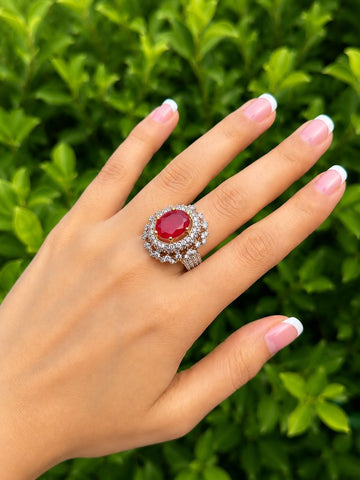 Crystal Stone Ring 05