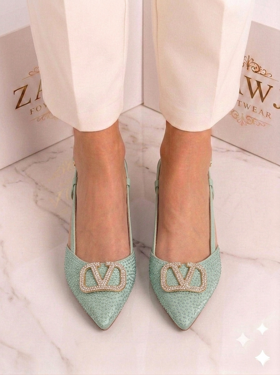 Zawj Buckle Fancy Heels