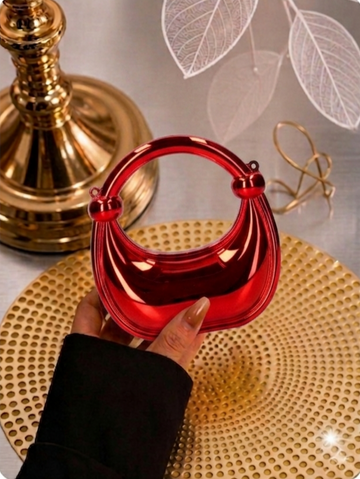 Acrylic Mini Clutch - RED