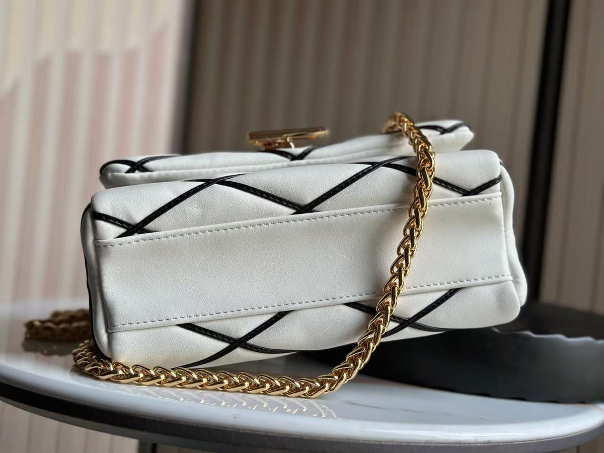 LV Paris Quilted Chic Handbag(Premium Quality)(With Box)