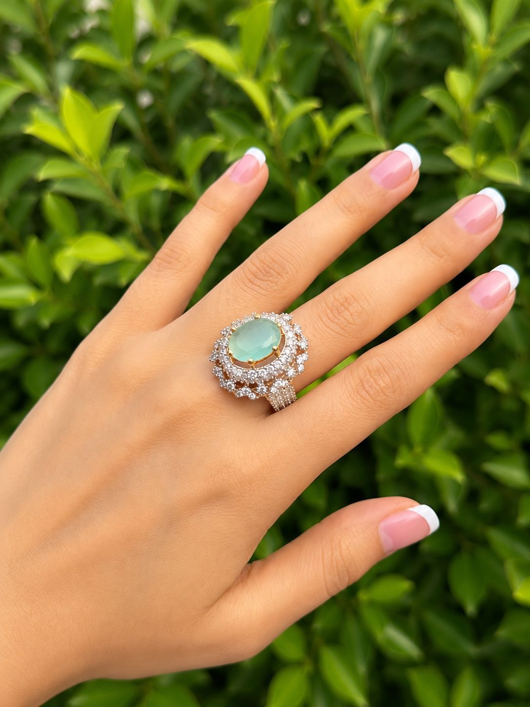 Crystal Stone Ring 06