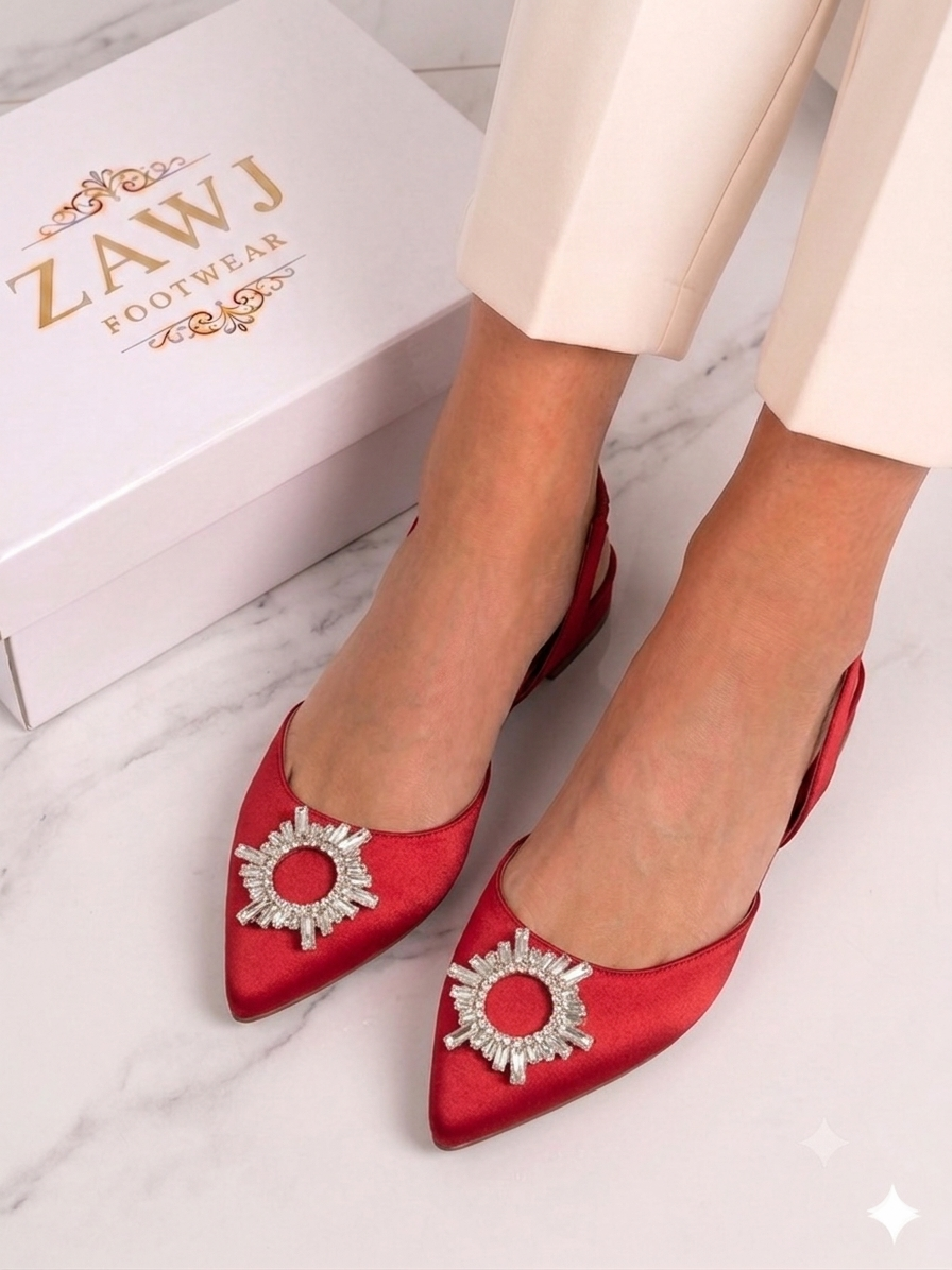 Velvet Aura Flats