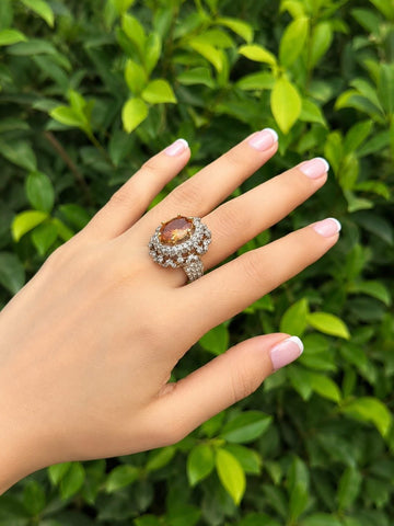 Crystal Stone Ring 04