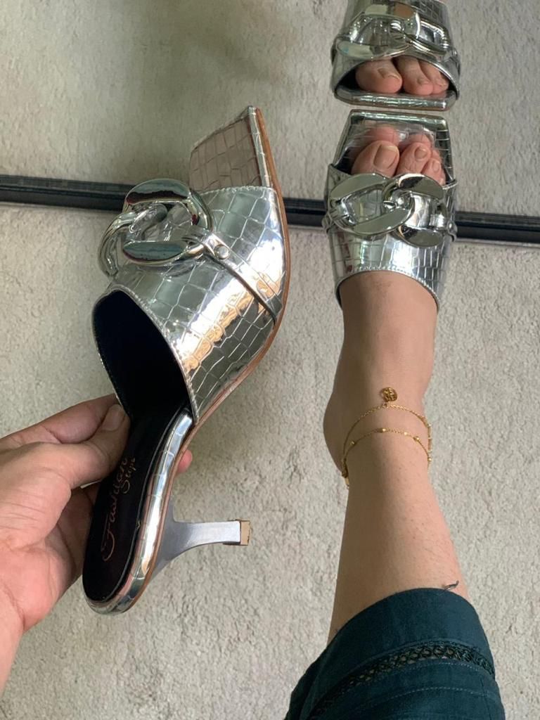 Vintage Heels SILVER - ZAWJ